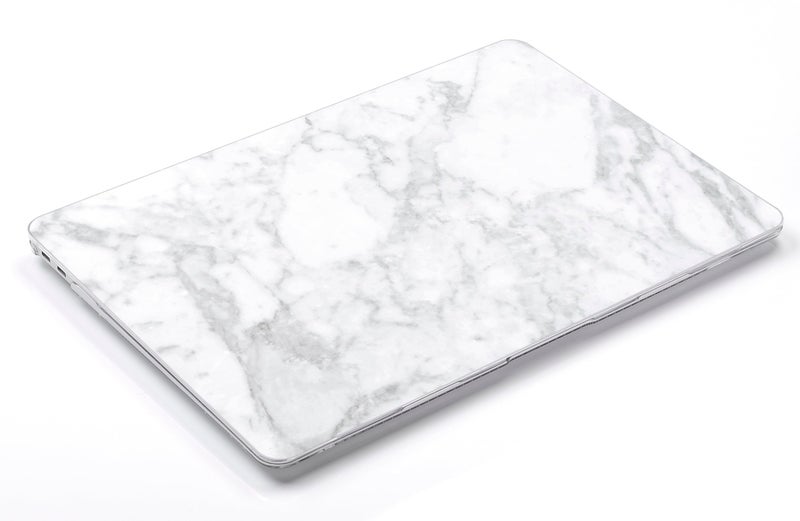 UESWILL Marble Pattern Smooth Hard Shell Case Cover Compatible with Older Version 2010-2017 Release MacBook Air 13 inch (Model A1466 / A1369), No Touch ID, (White) - Image 5